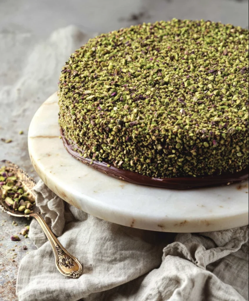 Sicilian Pistachio and Nutella Cake