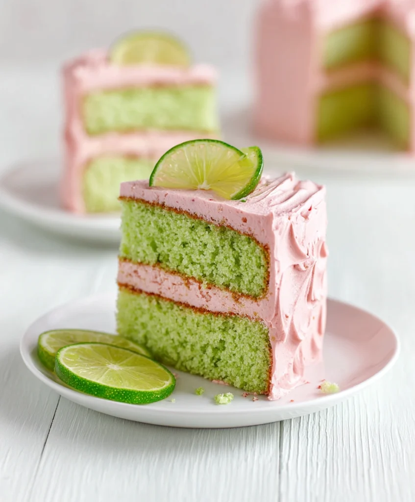 Strawberry Limeade Cake