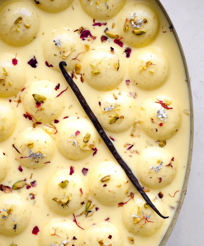 Vanilla Rasmalai