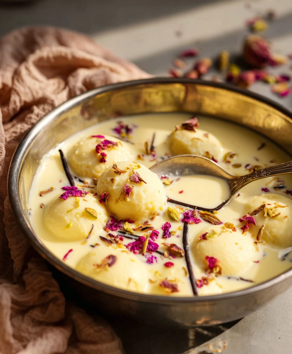 Vanilla Rasmalai