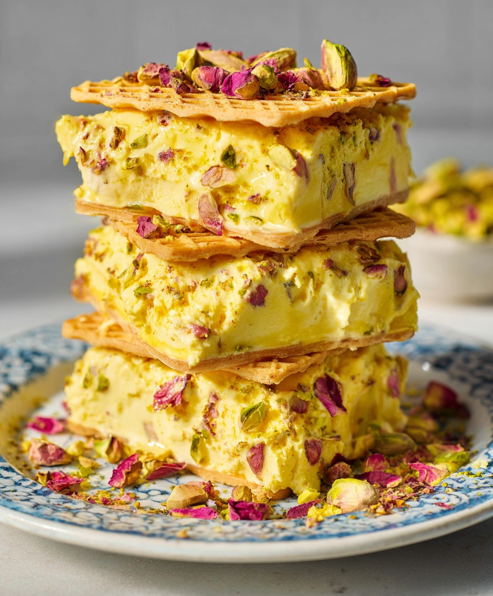 Persian Ice Cream (Bastani Sonnati)