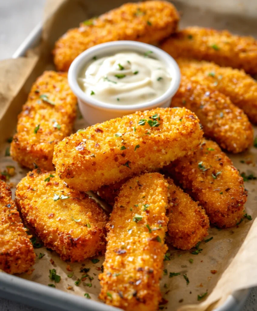 3 Ingredient Keto High Protein Fish Sticks