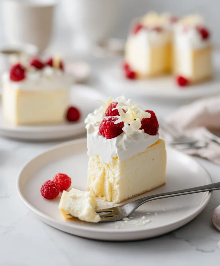 4 Ingredient Lemon Cottage Cheese Cake