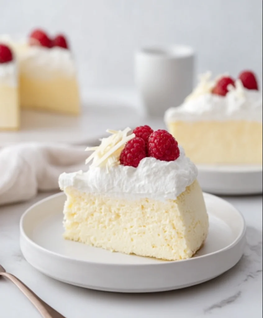 4 Ingredient Lemon Cottage Cheese Cake