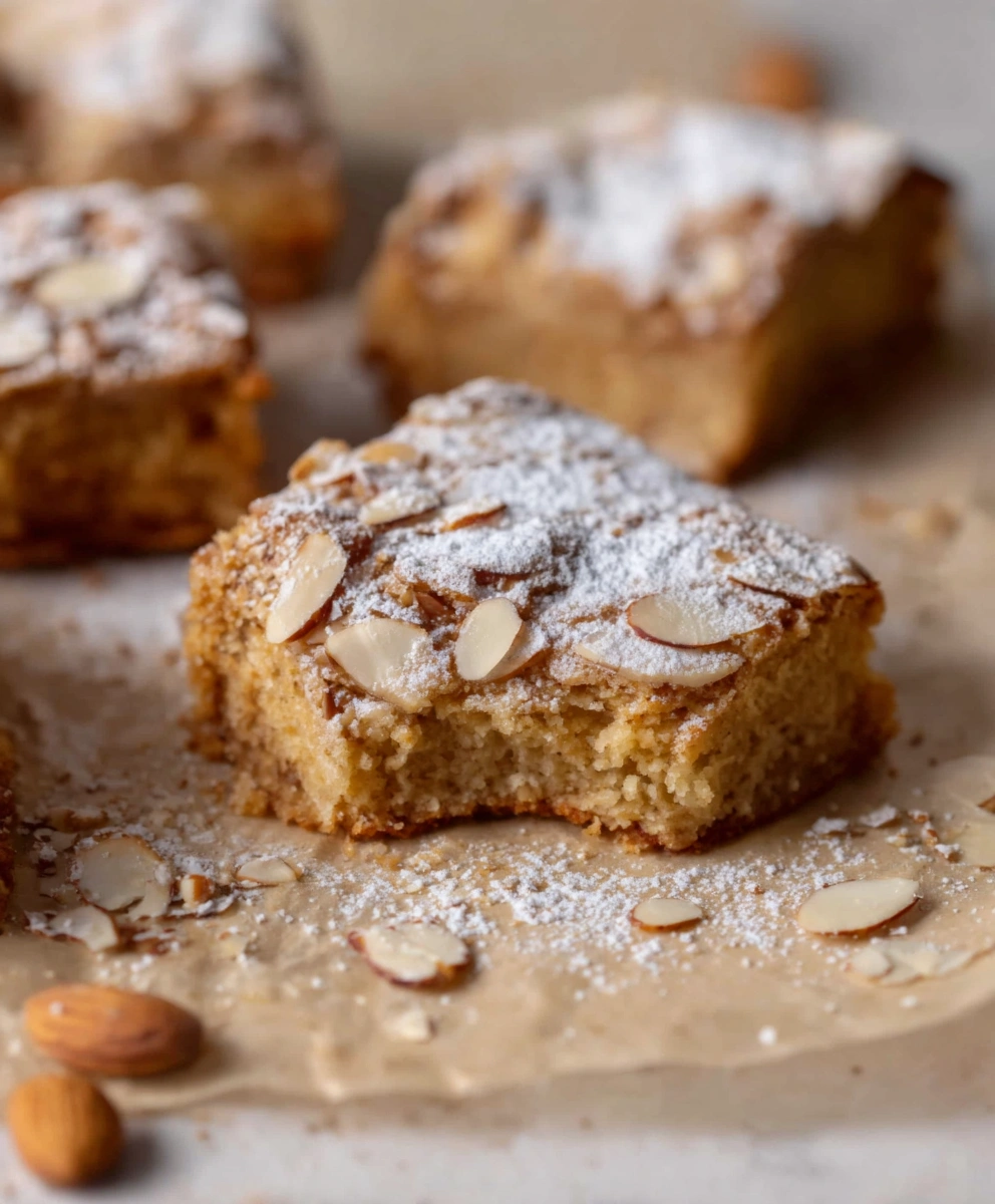 Almond Croissant Blondies
