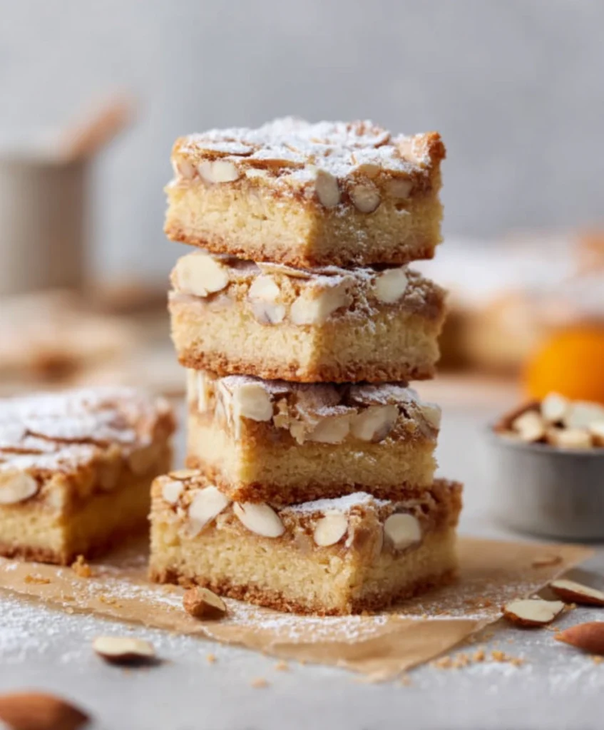 Almond Croissant Blondies