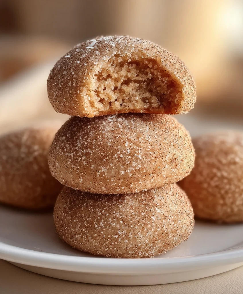 Cinnamon Sugar Snowball Cookies