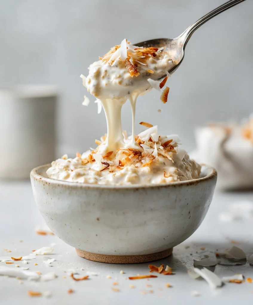 Coconut Cream Pie Overnight Oats