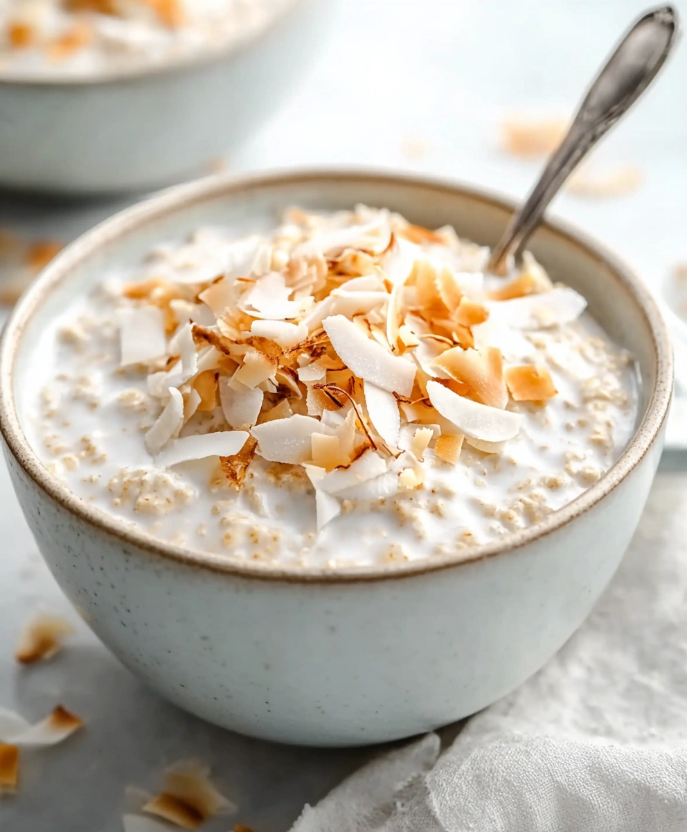 Coconut Cream Pie Overnight Oats