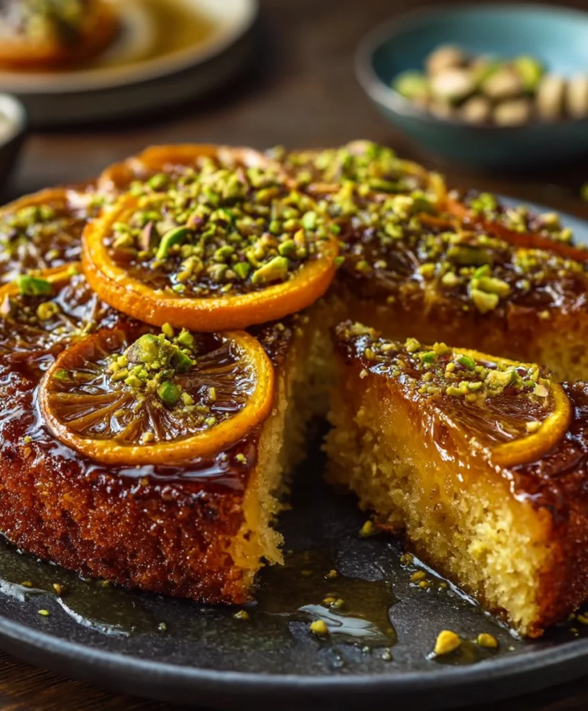 Flourless Orange Pistachio Cake