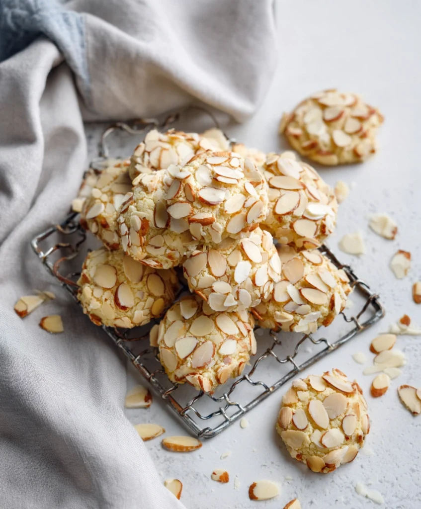 Greek Almond Cookies Amygdalota