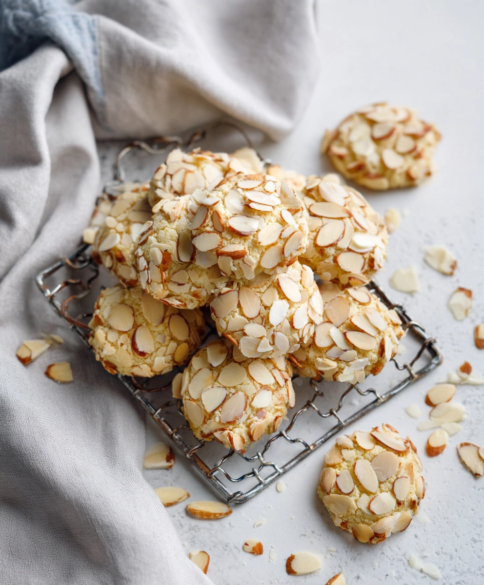 Greek Almond Cookies Amygdalota