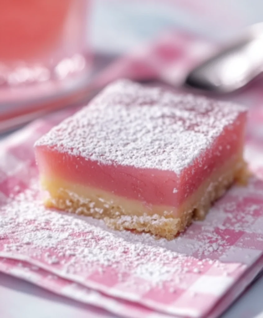 Hibiscus Lemon Bars