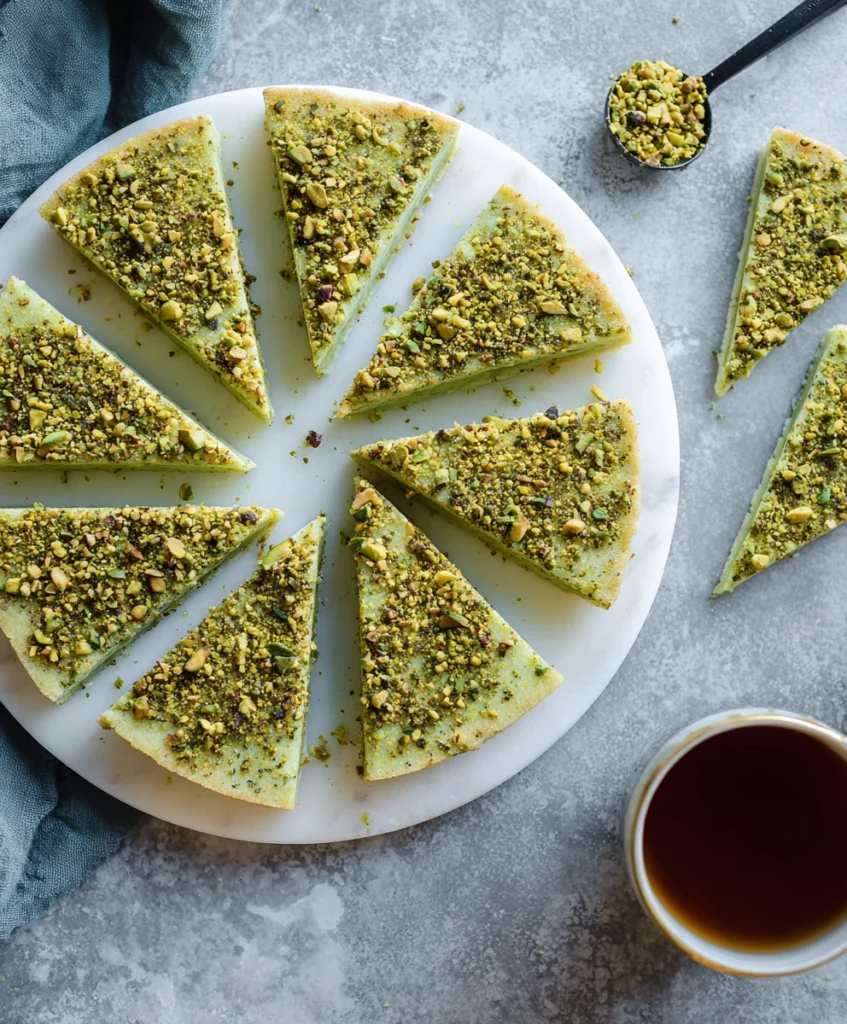 Homemade Pistachio Shortbread