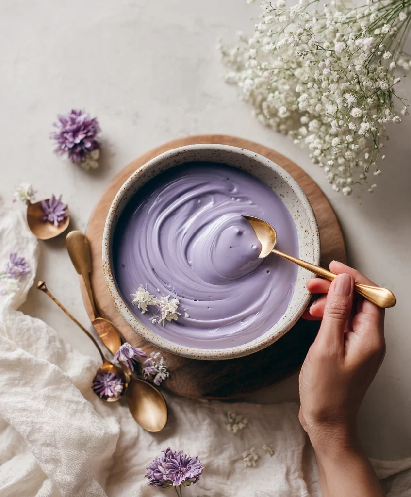 Lavender ganache