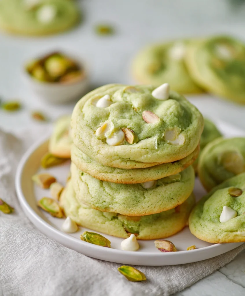Macadamia Pistachio Pudding Cookies