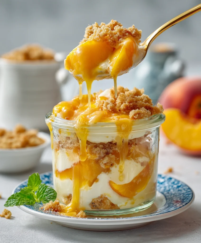Magnolia Bakery Peach Crisp Pudding
