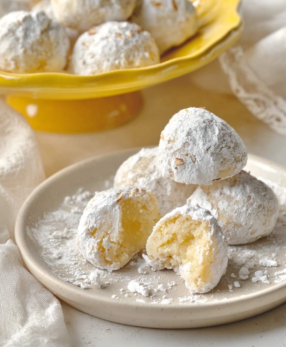 No Bake Greek Almond Cookies