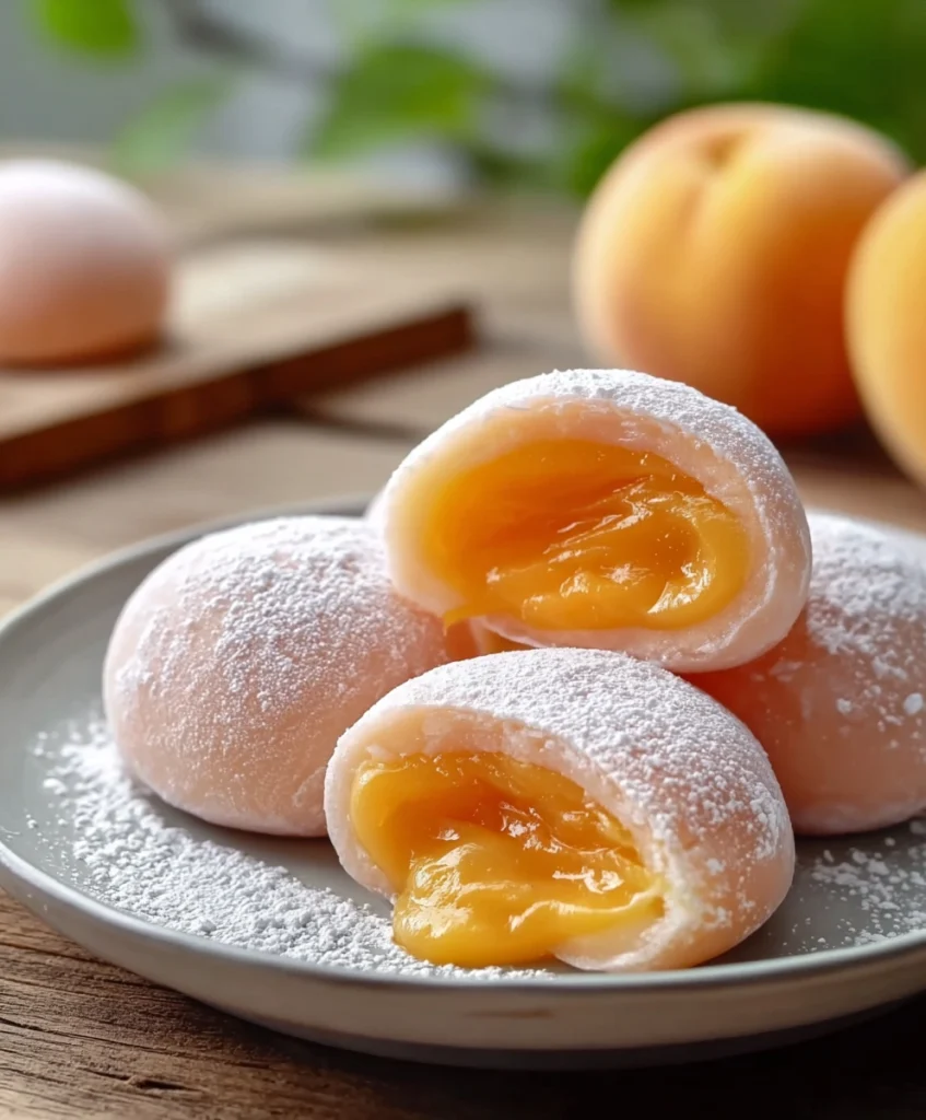 Peach Mochi Recipe
