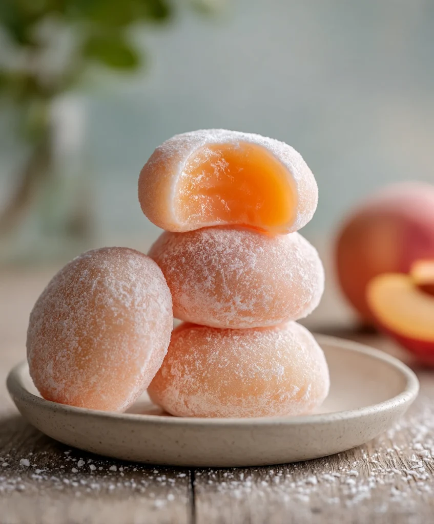 Peach Mochi Recipe