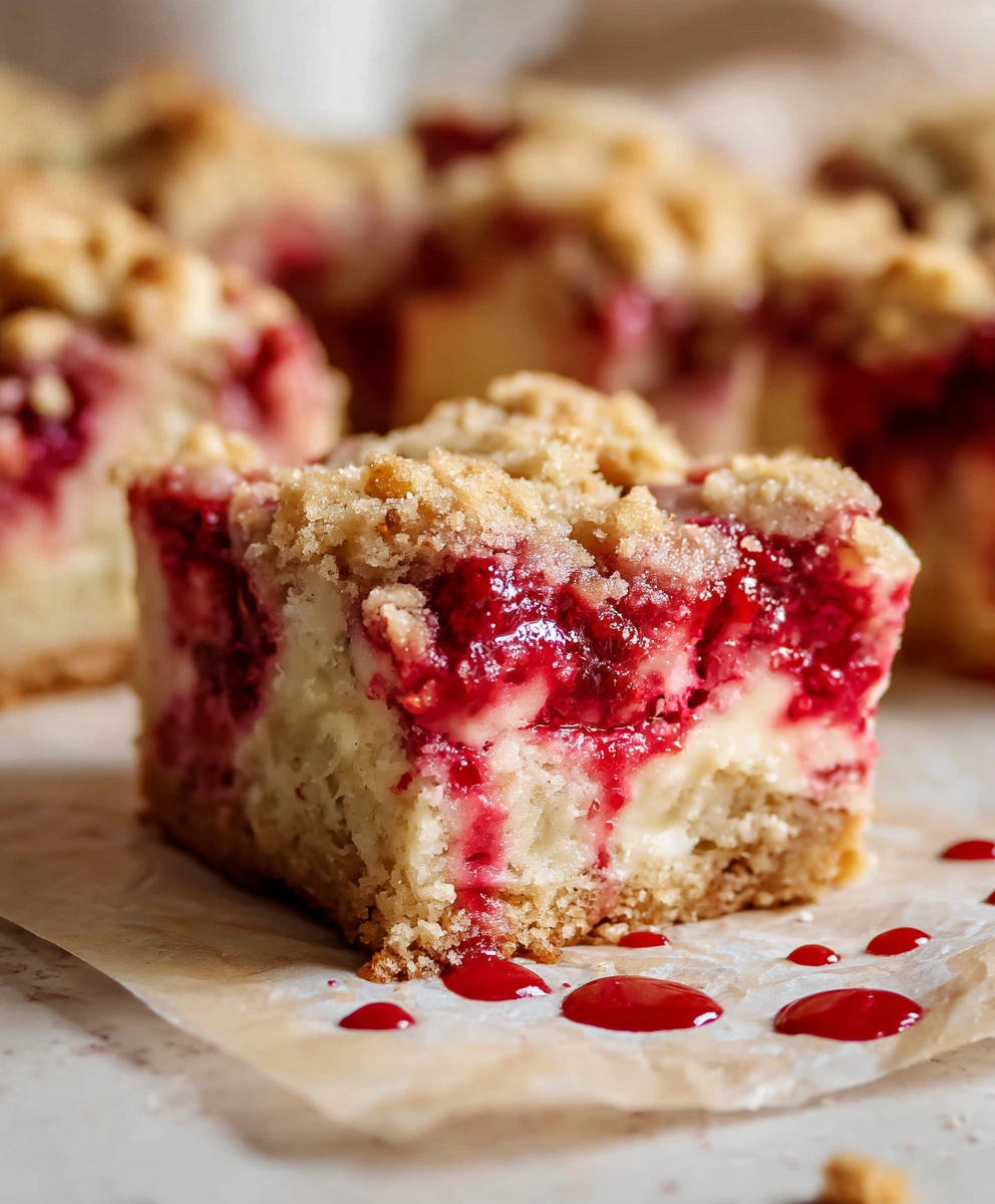 Raspberry Cottage Cheese Breakfast Cake