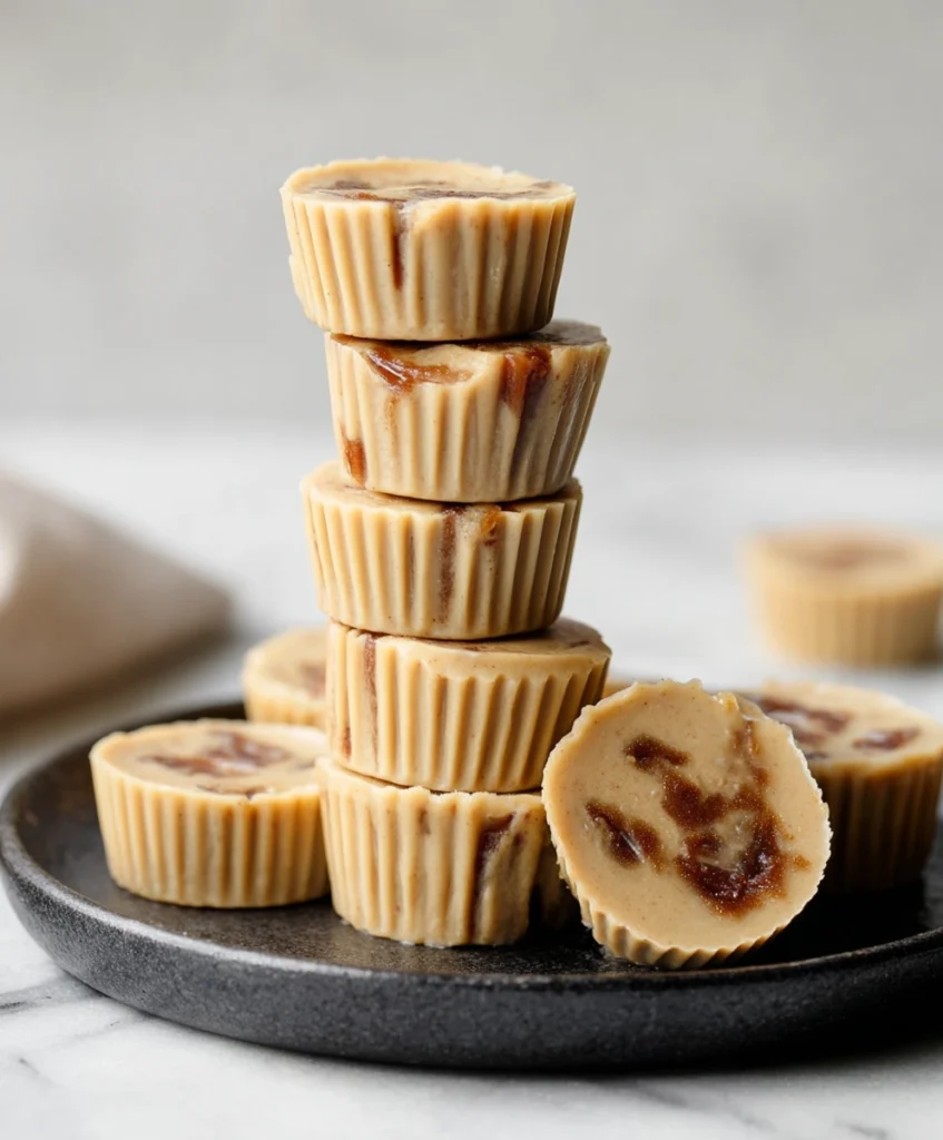 Tahini Date Freezer Cups