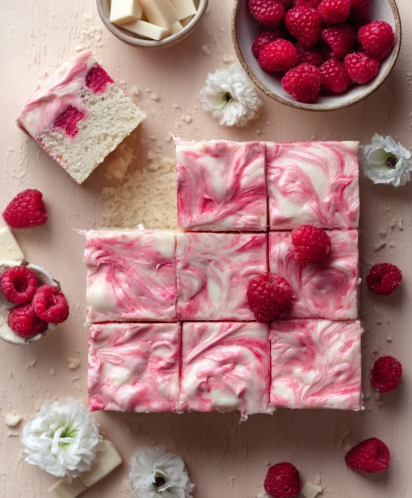White Chocolate Raspberry Cake