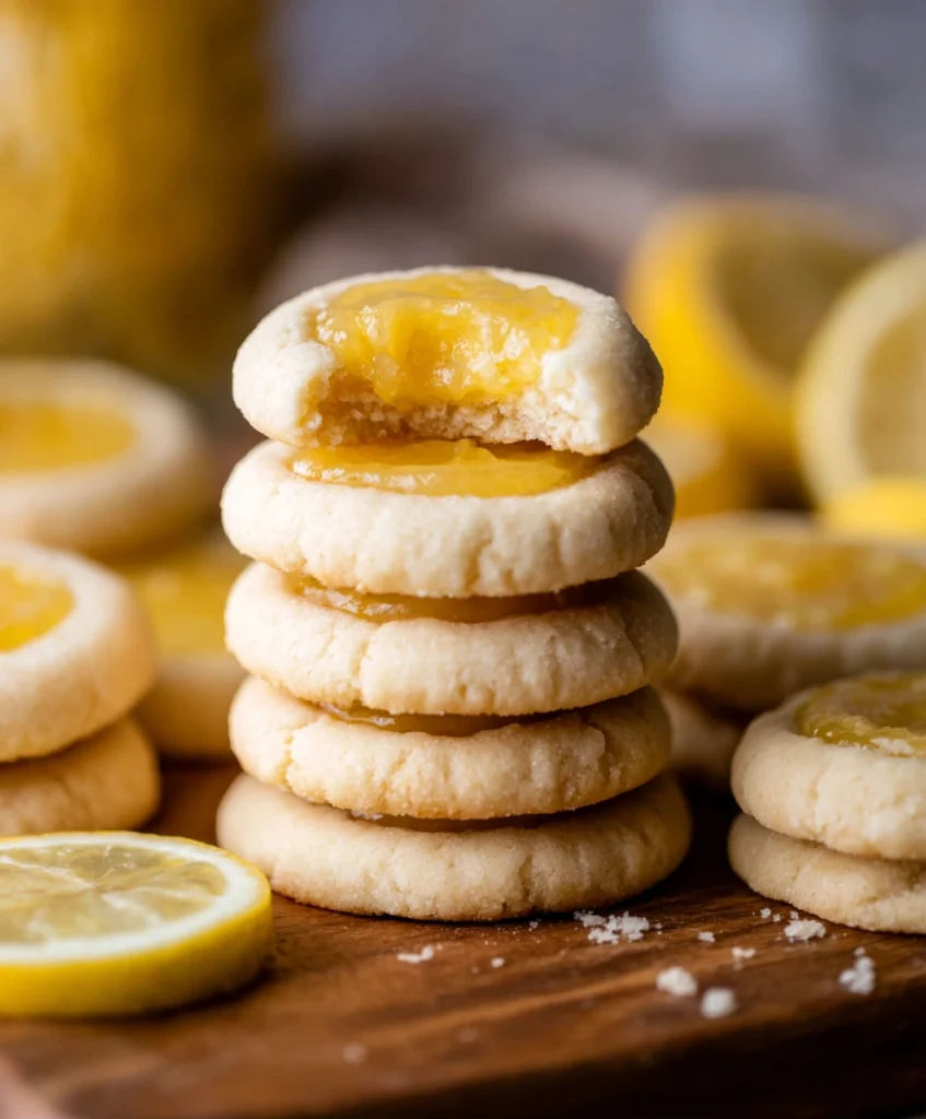 lemon curd cookies