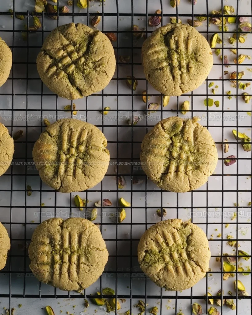 4-Ingredient Pistachio Cookies