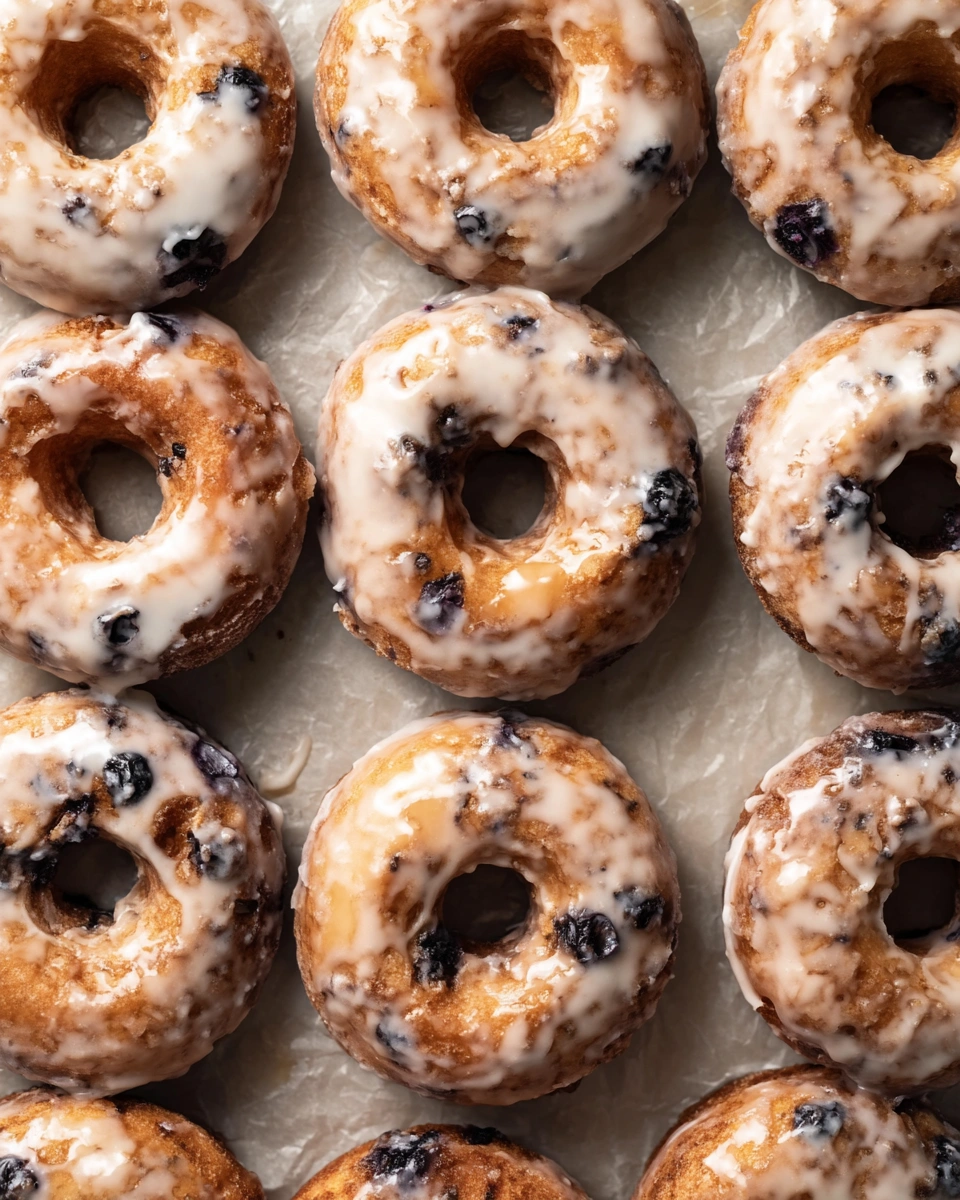 Blueberry Cake Donuts