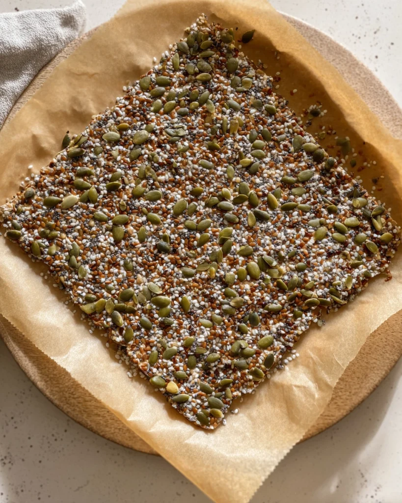 Chia and Flax Seed Crackers