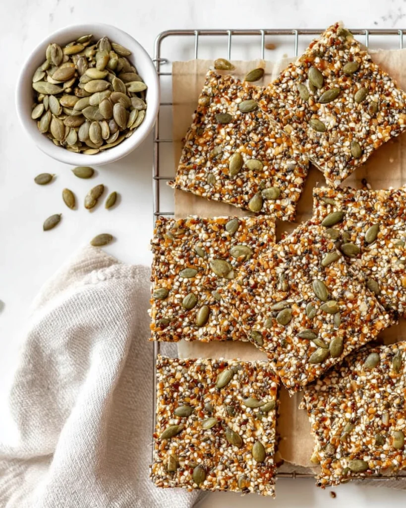 Chia and Flax Seed Crackers