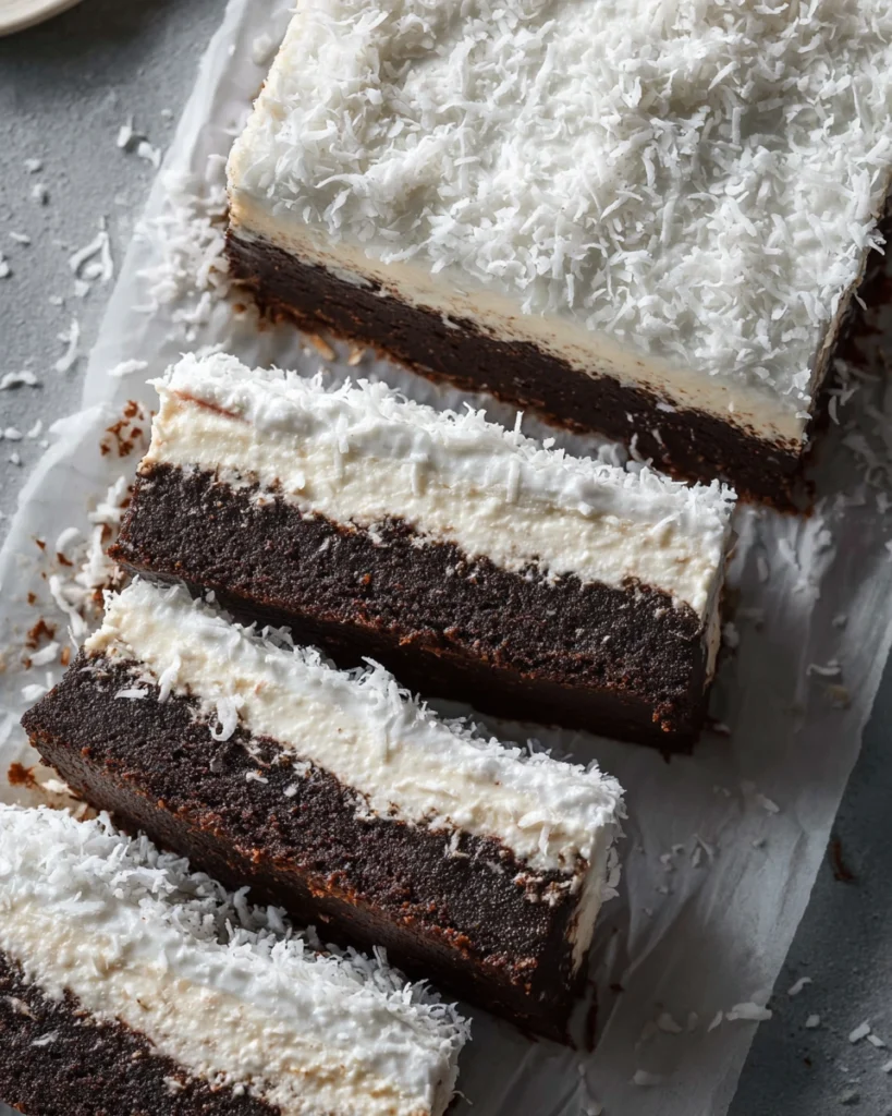 Coconut Cream Brownies