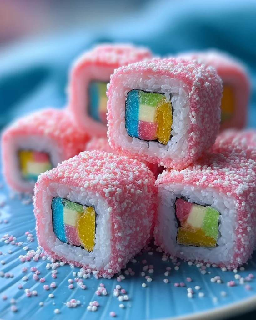 Cotton Candy Sushi