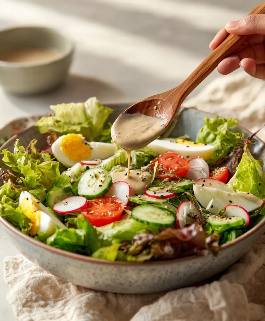 Creamy Japanese Sesame Salad Dressing