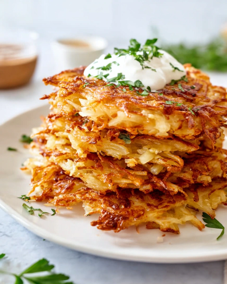 Crispy Grated Potato Fritters