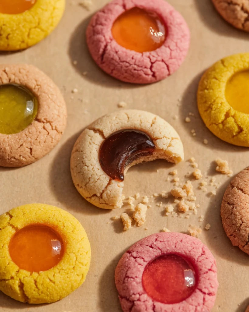 Fruit Filled Thumbprint Cookies