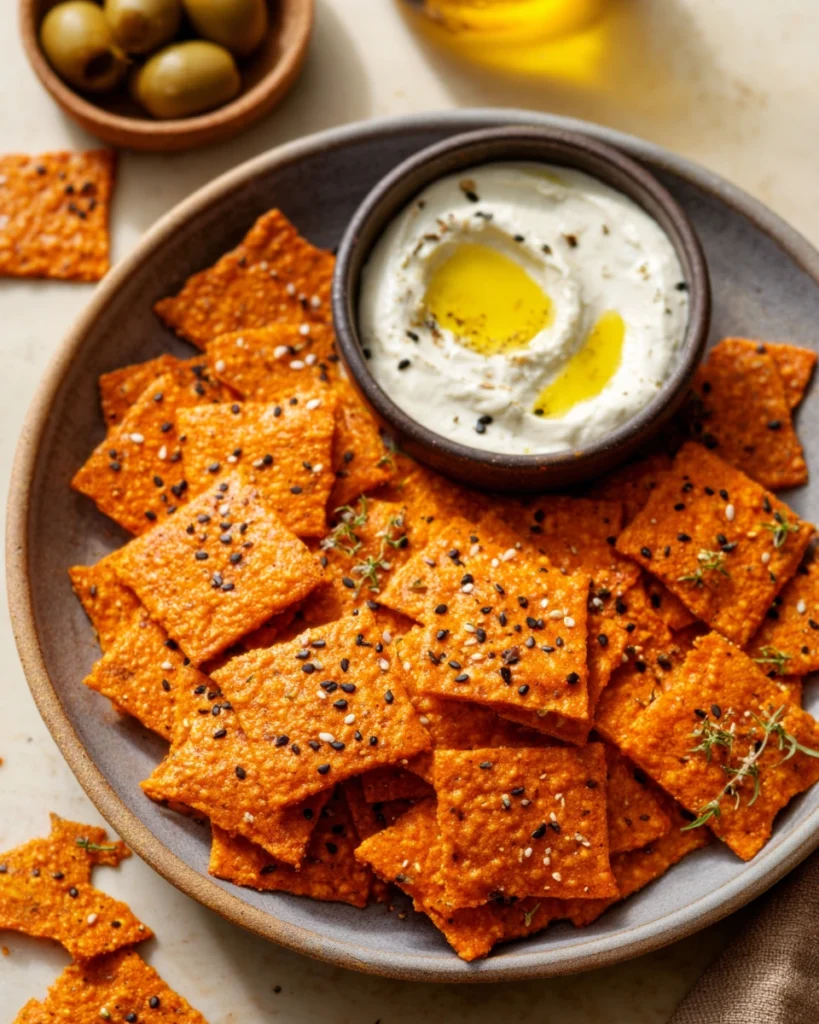 Gluten-Free Red Lentil Crackers