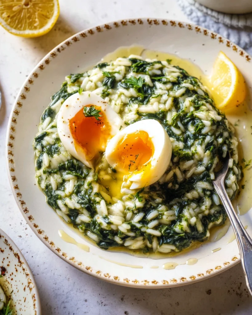 Greek Spinach Rice (Spanakorizo)
