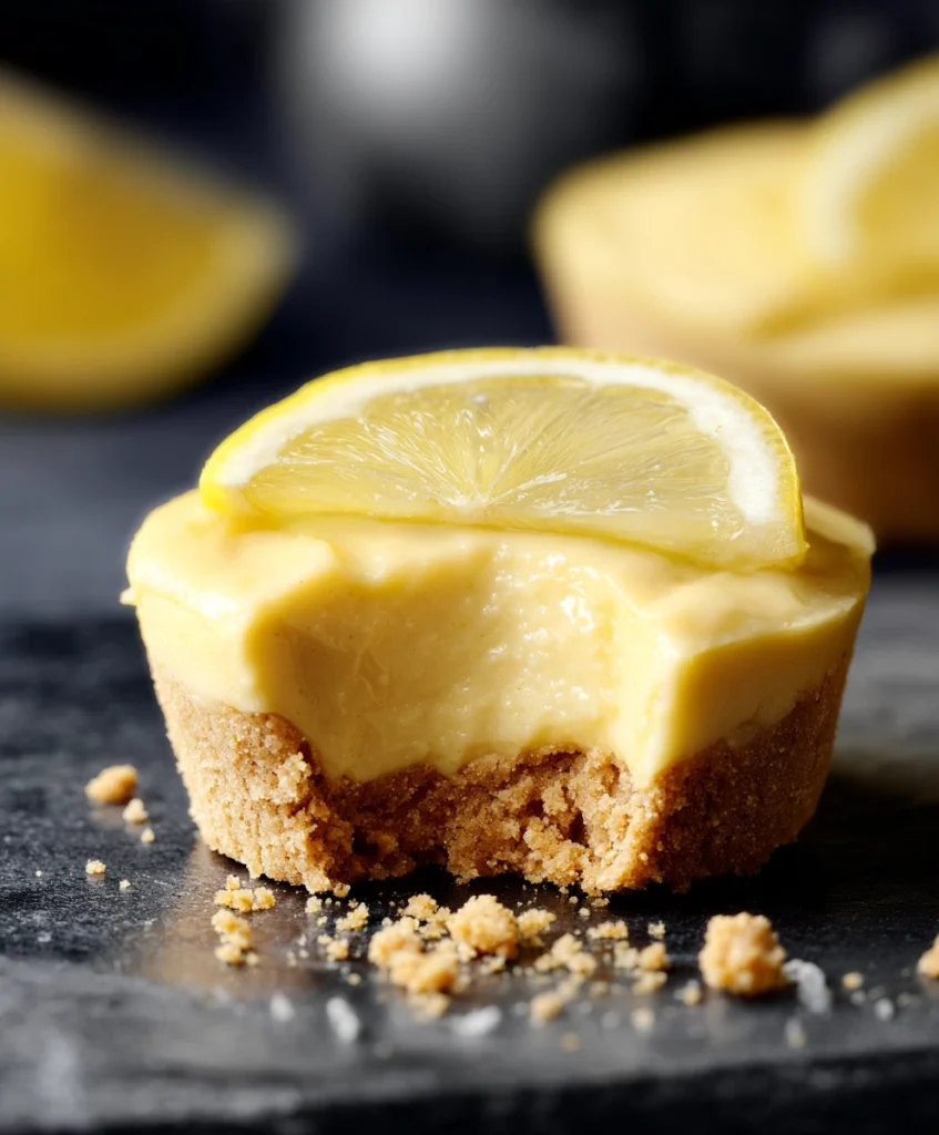 Healthier Vegan Lemon Cups 