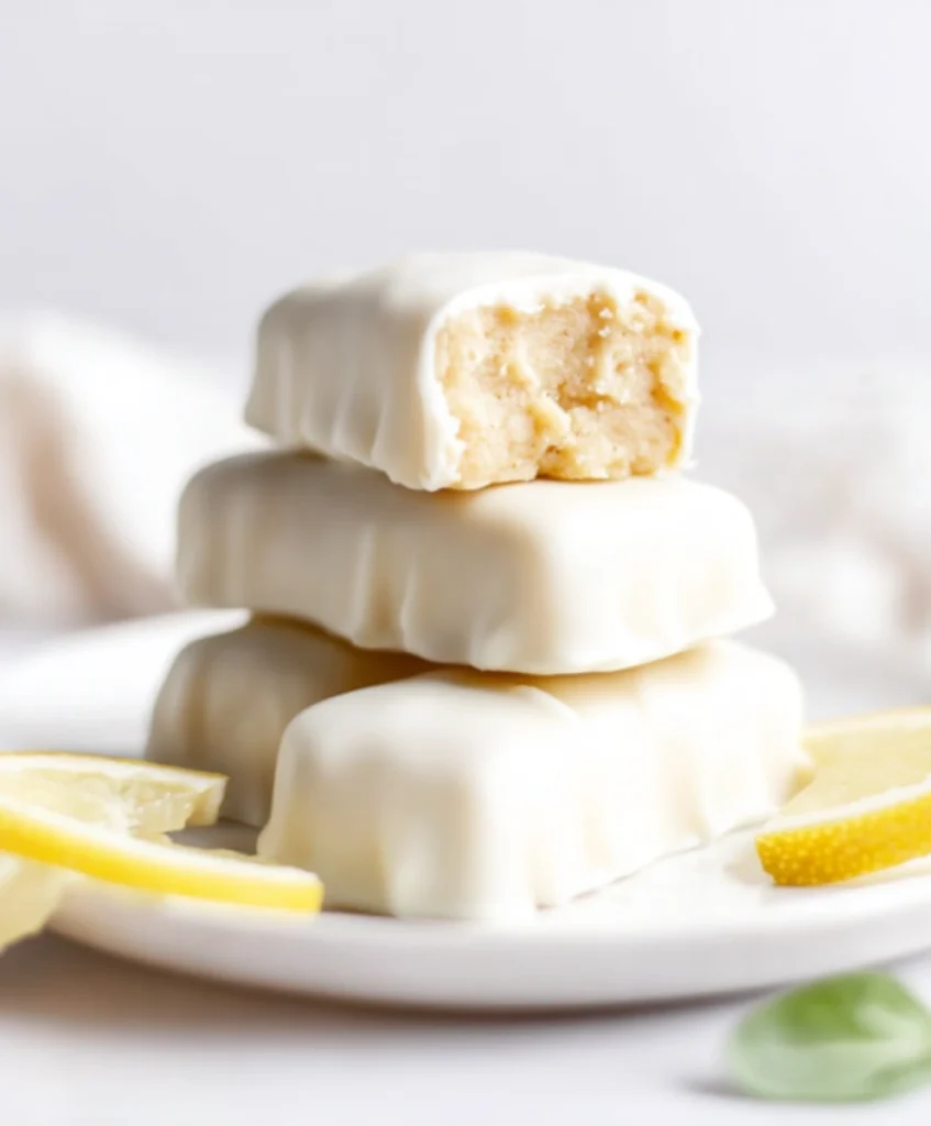 Healthy Homemade Lemon Protein Bars
