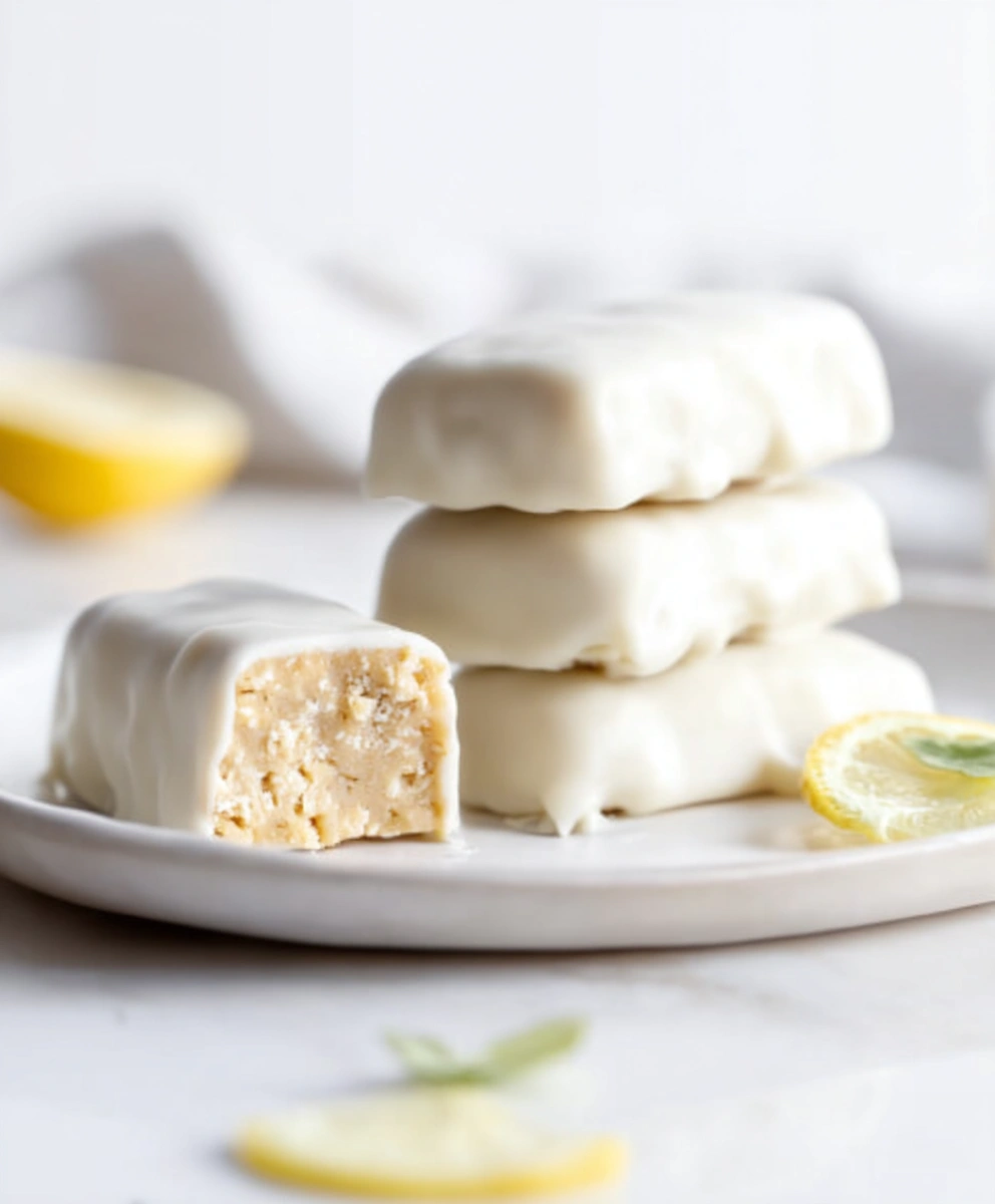 Healthy Homemade Lemon Protein Bars
