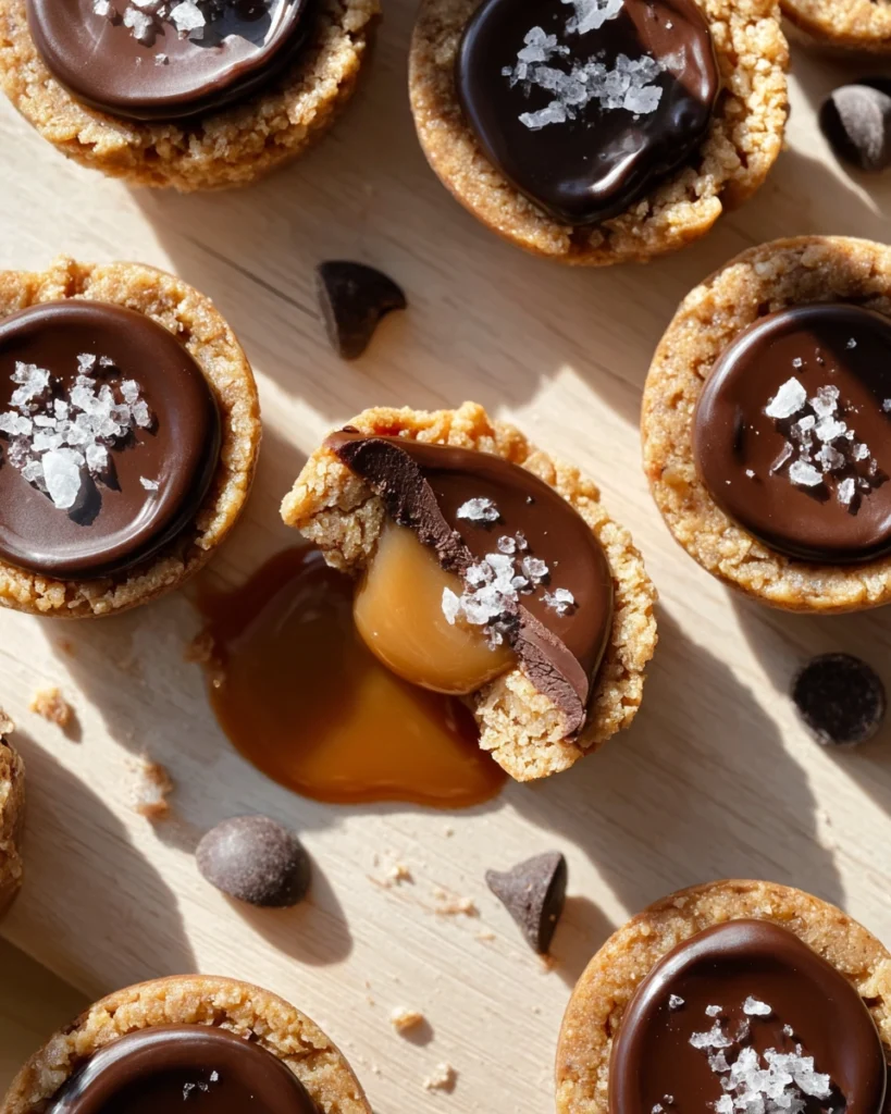 Healthy Twix Cookie Cups