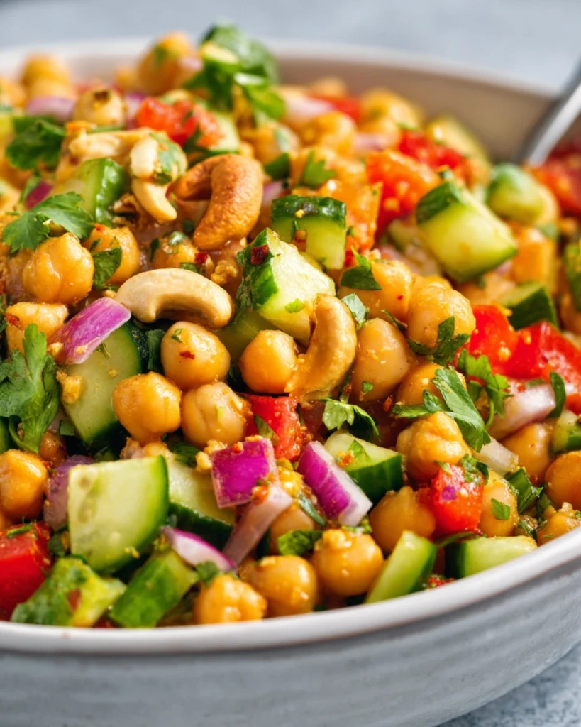 Indian Chickpea Salad