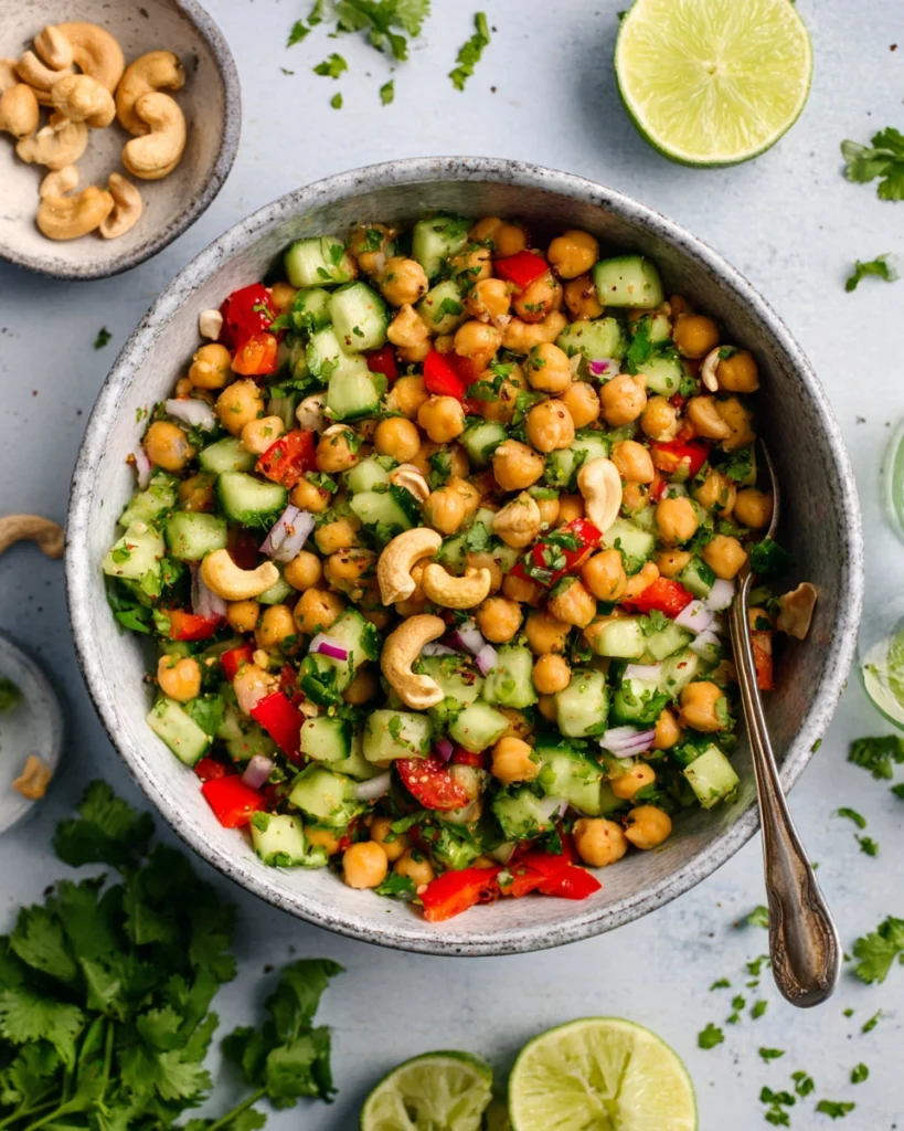 Indian Chickpea Salad