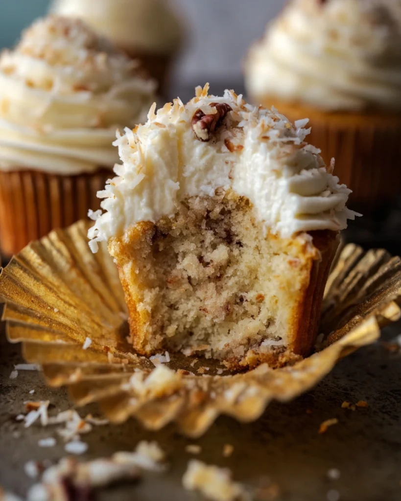 Italian Cream Cupcakes