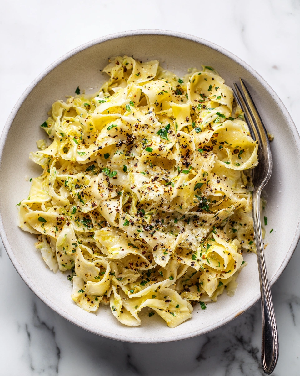 Keto cabbage noodles