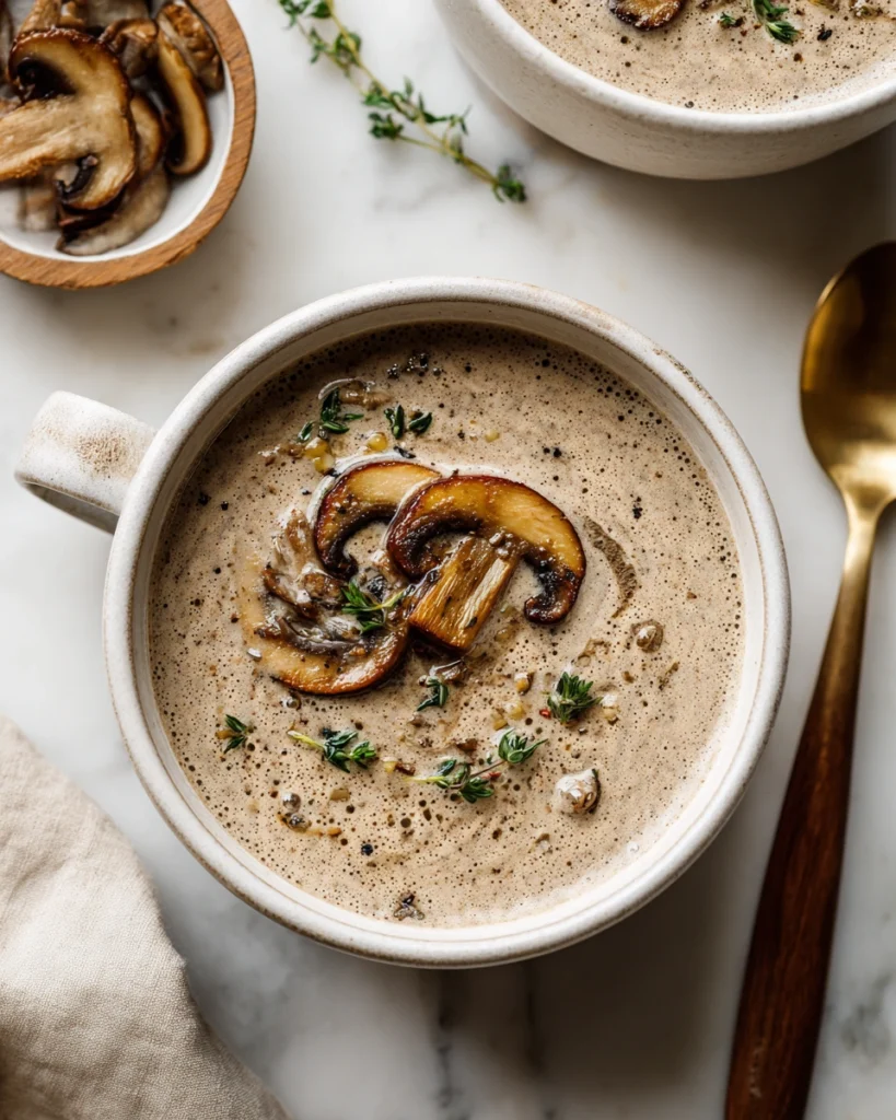 keto mushroom soup recipe