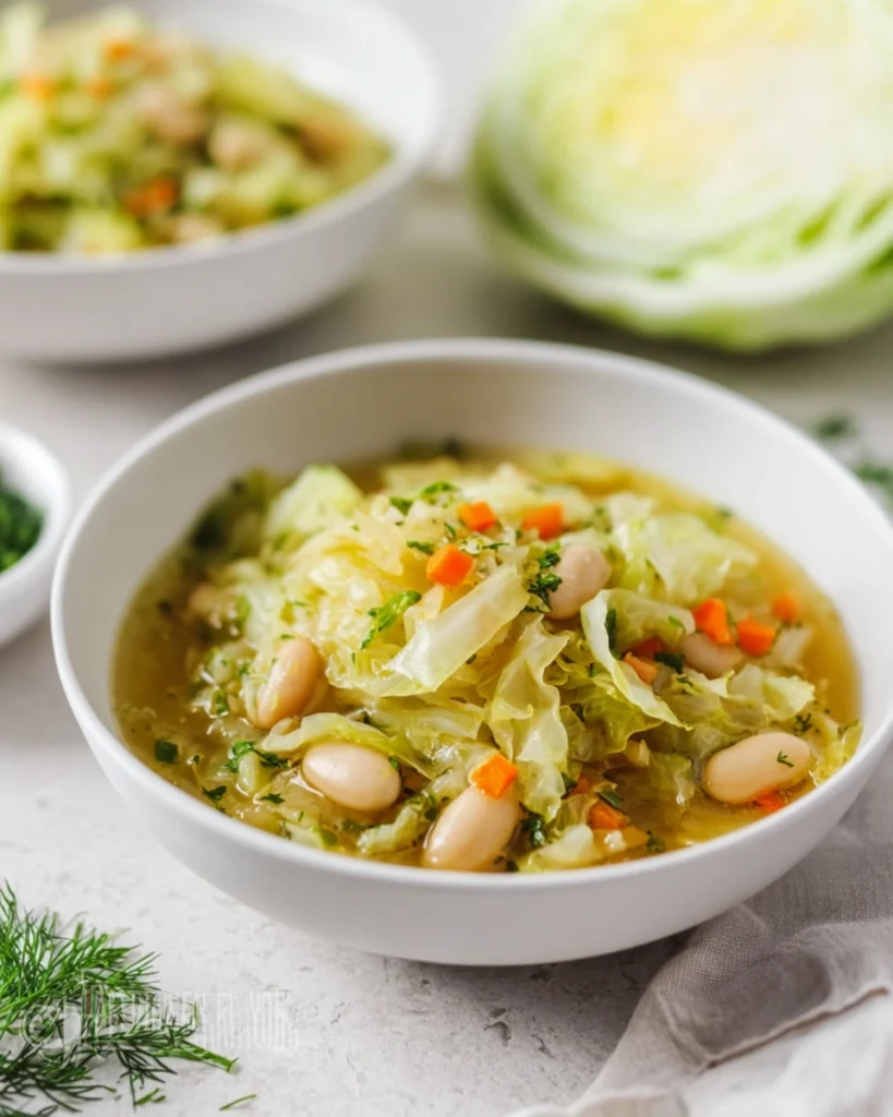 Lemon Dill Cabbage Soup