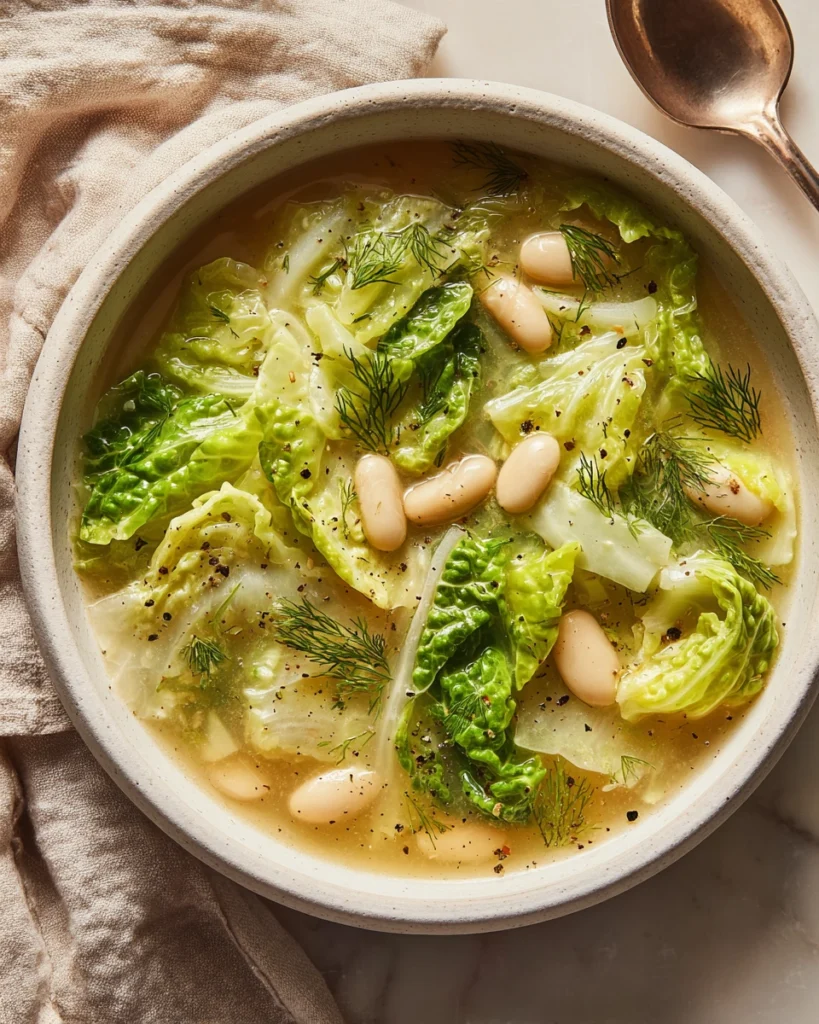 Lemon Dill Cabbage Soup